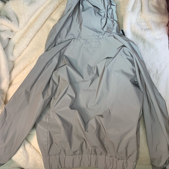 trendy reflective zip up hoodie - Picture 2 of 3